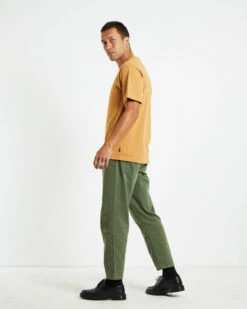 Afends Sunshine Recycled Retro Fit T-shirt Mustard -Insight Shop 4 48054