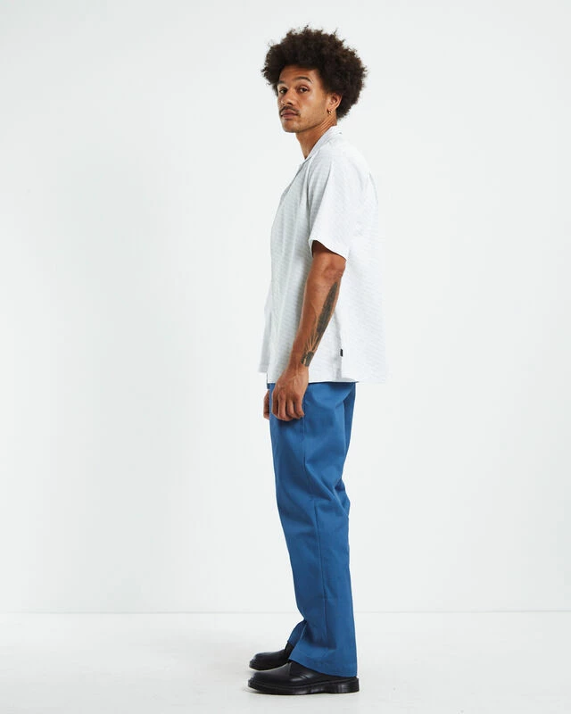 Afends Mushroom Recycled Cuban Short Sleeve Shirt White 6 Afends Mushroom Recycled Cuban Short Sleeve Shirt White - Image 4