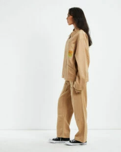 Afends Sleepy Hollows Workwear Jacket Sand -Insight Shop 4 49103