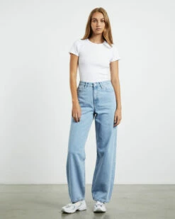 Dr. Denim Donna Pebble Jeans Super Light Retro Blue -Insight Shop 4 49523