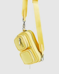 Lala Crossbody Recycled Bag Lemon Nylon -Insight Shop 4 50190