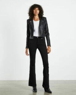 Dr. Denim Macy Flare Jeans Black -Insight Shop 4 50920