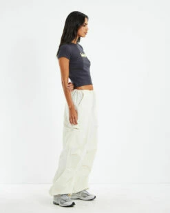 Insight Lennon Longline Baby Tee Slate Grey -Insight Shop 4 52214