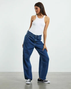 Dr. Denim Faye Jeans Worker Blue -Insight Shop 4 52444