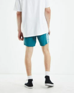 Rhythm Side Stripe Trunk 16.5" Boardshorts Teal -Insight Shop 4 52829