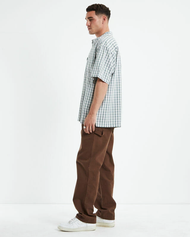 Skate Short Sleeve Shirt Teal 6 Skate Short Sleeve Shirt Teal - Image 4