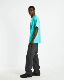 Afends Grooves T-Shirt Jade Blue -Insight Shop 4 54732