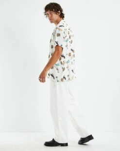 Island Time Short Sleeve Shirt Vintage White -Insight Shop 4 55909