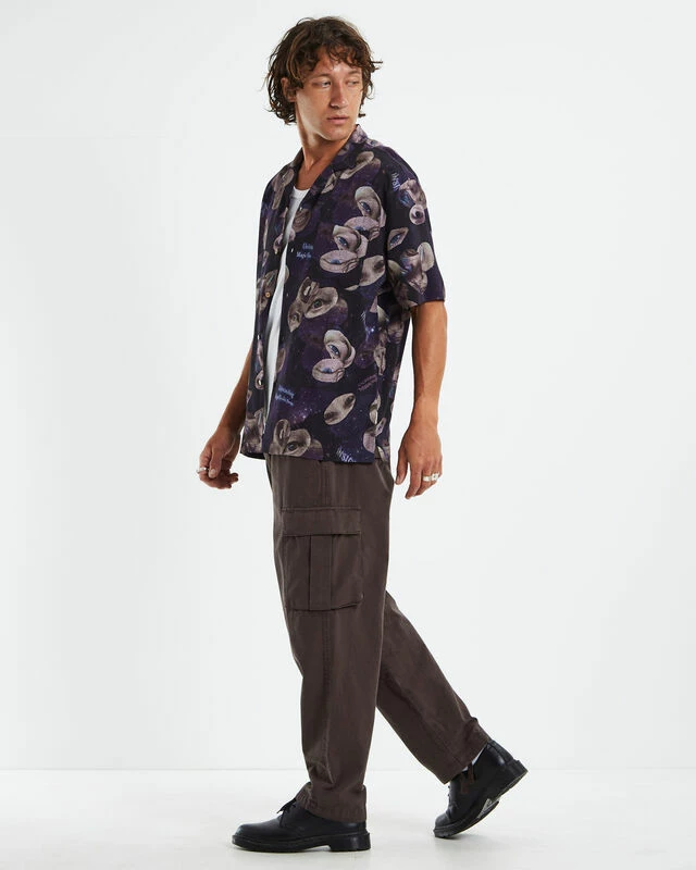 Insight Two Faced Short Sleeve Resort Shirt Black 6 Insight Two Faced Short Sleeve Resort Shirt Black - Image 4