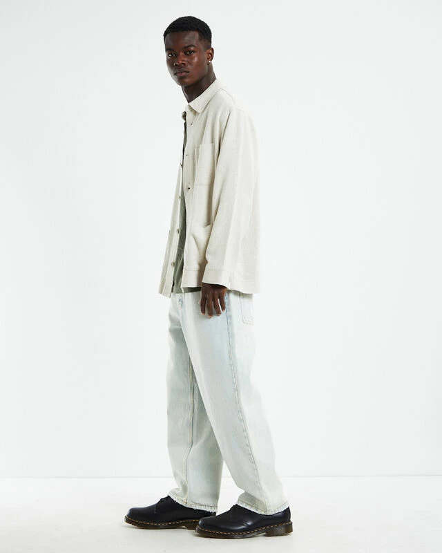 Wilson Textured Chore Jacket Dune White 6 Wilson Textured Chore Jacket Dune White - Image 4