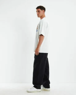 Mitchell & Ness Underscored OS T-Shirt Los Angeles Lakers White Marle 11 Mitchell & Ness Underscored OS T-Shirt Los Angeles Lakers White Marle -Insight Shop 4 56735