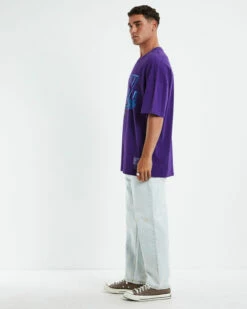 Mitchell & Ness Underscored OS T-Shirt Utah Jazz Faded Purple -Insight Shop 4 56759