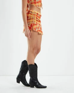 Pixie Mesh Fairy Skirt Orange -Insight Shop 4 57365