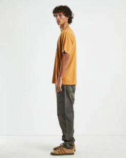 Afends Universal Recycled Retro Fit T-Shirt In Mustard Yellow 11 Afends Universal Recycled Retro Fit T-Shirt In Mustard Yellow -Insight Shop 4 58321