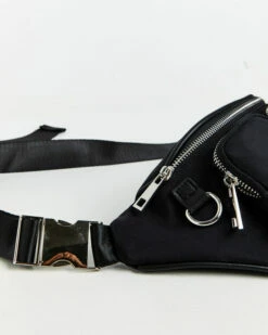 Icon Belt Bag Black Nylon Silver 9 Icon Belt Bag Black Nylon Silver -Insight Shop 4 58327