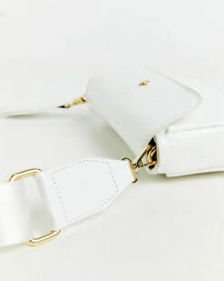 GP Exclusive - Lucky Croc Crossbody Bag White/Gold -Insight Shop 4 58330