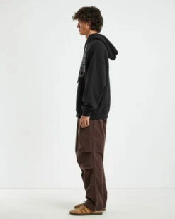 Mitchell & Ness Glow Arch Hoodie Chicago Bulls Faded Black -Insight Shop 4 58639