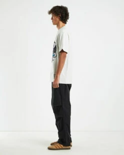 Mitchell & Ness Bash T-shirt Charlotte Hornets Silver Marle -Insight Shop 4 58645