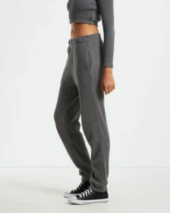 Afends Recycled Waffle Track Pants Steel Grey -Insight Shop 4 58988
