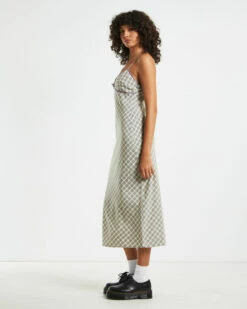 Insight Jenny Plaid Bias Midi Dress In Multi -Insight Shop 4 59430