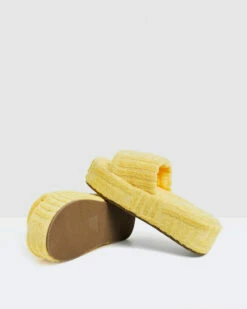 Tori Terry Slides Yellow -Insight Shop 4 59636