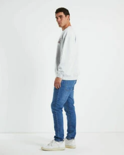 Nautica Norrie Long Sleeve Sweatshirt In Ice Marle Grey -Insight Shop 4 59717