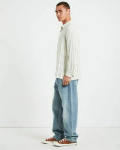 Tesky Linen Long Sleeve Shirt In Natural 11 Tesky Linen Long Sleeve Shirt In Natural -Insight Shop 4 61887