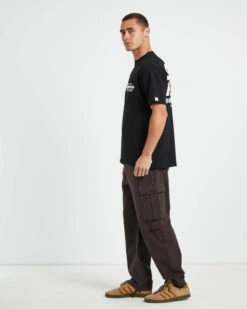 Spencer Motel Short Sleeve T-Shirt In Black -Insight Shop 4 61905