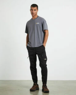 National Geographic Supima Short Sleeve T-Shirt Iron Grey -Insight Shop 4 72569