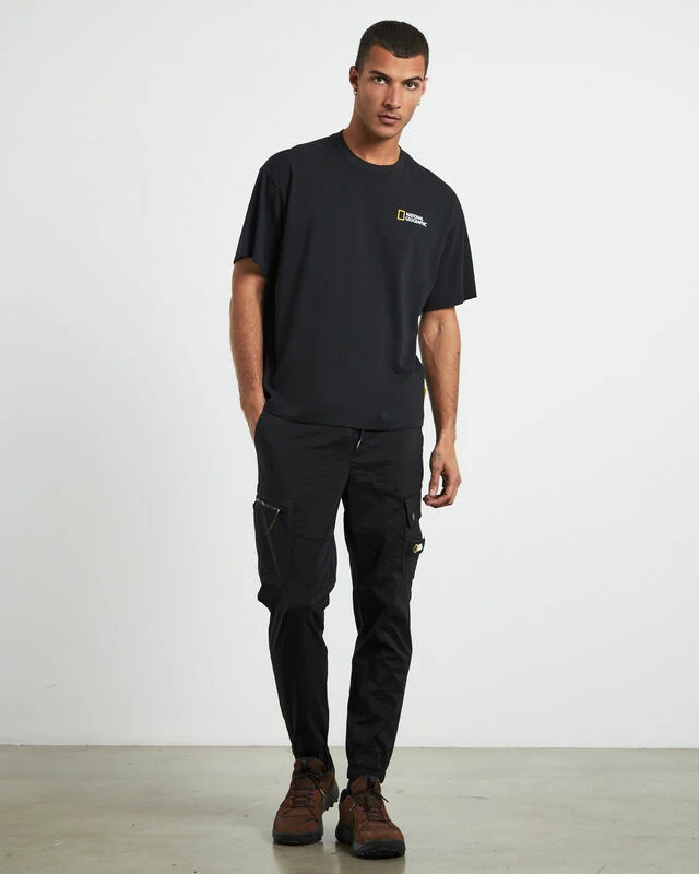 National Geographic Supima Short Sleeve T-Shirt Carbon Black 6 National Geographic Supima Short Sleeve T-Shirt Carbon Black - Image 4