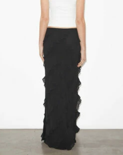 Studio Marta Ruffle Skirt In Black -Insight Shop 4 73755