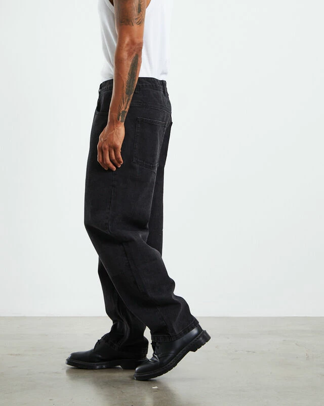 Wide Boy Jeans Black 6 Wide Boy Jeans Black - Image 4