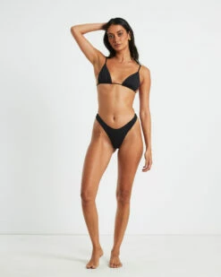 Thong Bikini Bottoms In Black 11 Thong Bikini Bottoms In Black -Insight Shop 4 75157