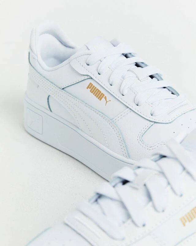 Carina Street Puma Sneakers In White/Gold 6 Carina Street Puma Sneakers In White/Gold - Image 4