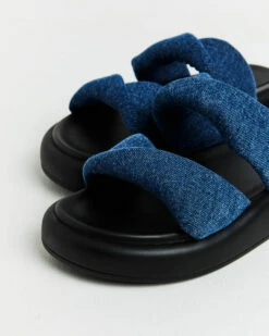 Therese Slides In Dark Denim Blue 12 Therese Slides In Dark Denim Blue -Insight Shop 4 75864