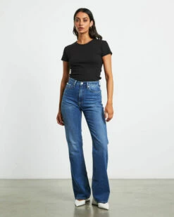 Calvin Klein Authentic Bootcut Jeans In Dark Blue -Insight Shop 4 76009