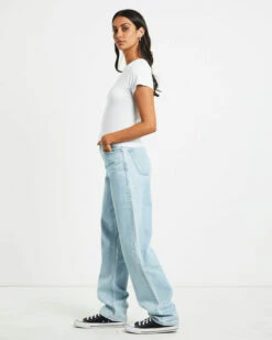 Afends Daisy Recycled Baby Tee In White -Insight Shop 4 76154