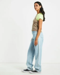 Infinity Short Sleeve Raglan Tee In Taupe Brown 11 Infinity Short Sleeve Raglan Tee In Taupe Brown -Insight Shop 4 76361