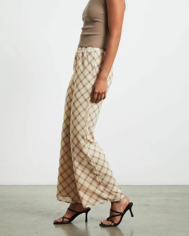 Candice Pants In Check Print 6 Candice Pants In Check Print - Image 4