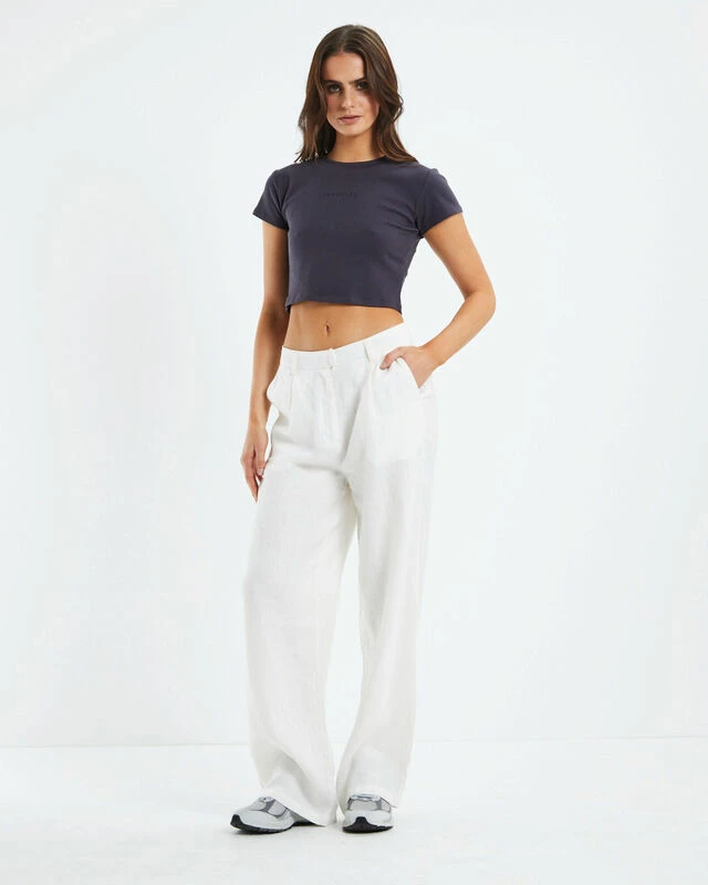 Region Baby Tee Charcoal 6 Region Baby Tee Charcoal - Image 4