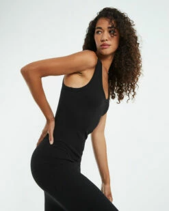 Racer Back Midi Dress Black 12 Racer Back Midi Dress Black -Insight Shop 5 1236