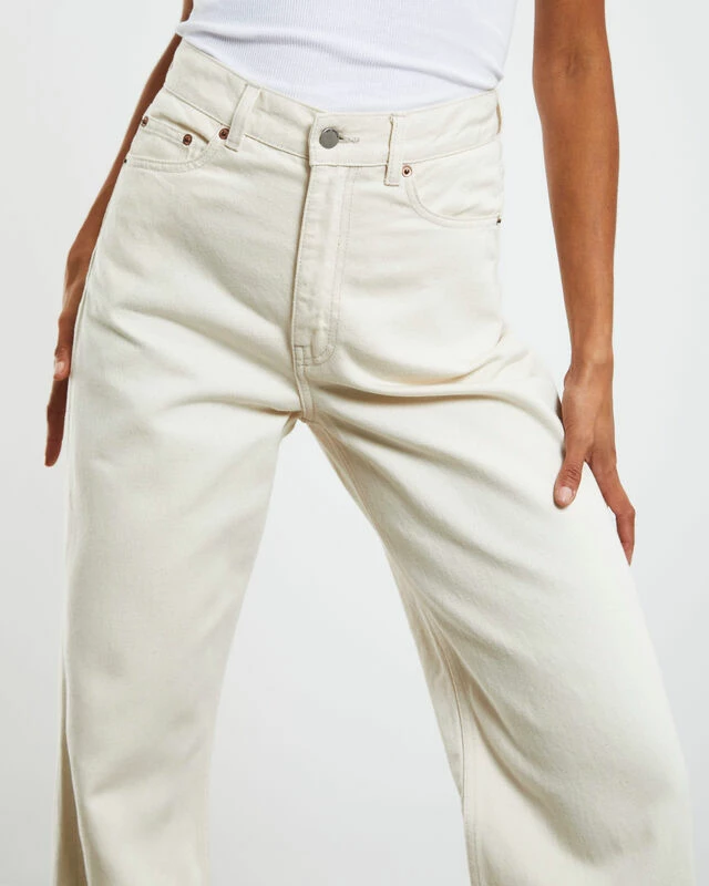 Dr. Denim Echo Loom Jeans State Ecru 7 Dr. Denim Echo Loom Jeans State Ecru - Image 5