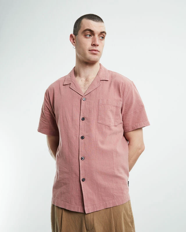 Union Short Sleeve Resort Shirt Putty 7 Union Short Sleeve Resort Shirt Putty - Image 5