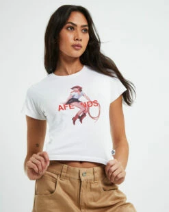 Afends Sweet West Recycled Baby Tee White -Insight Shop 5 18088