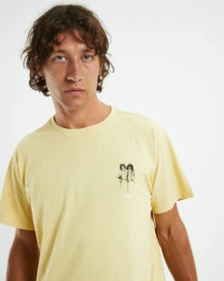 Disintegrate Short Sleeve T-Shirt Flax Yellow -Insight Shop 5 18210