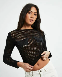 Insight Butterfly Sheer Crochet Knit Black 12 Insight Butterfly Sheer Crochet Knit Black -Insight Shop 5 18660