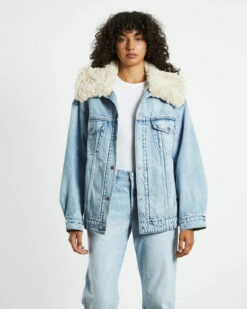 Levis XL Sherpa Trucker Jacket The Other Way Indigo Blue 12 Levis XL Sherpa Trucker Jacket The Other Way Indigo Blue -Insight Shop 5 20137