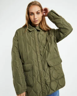 Dixon Ripstop Quilted Jacket Olive Green 12 Dixon Ripstop Quilted Jacket Olive Green -Insight Shop 5 20675