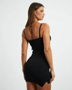 Soho Ribbed Dress Black -Insight Shop 5 22151