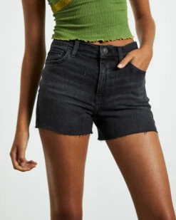 BDG Urban Outfitters BDG Aline Cutoff Denim Shorts Black -Insight Shop 5 23598